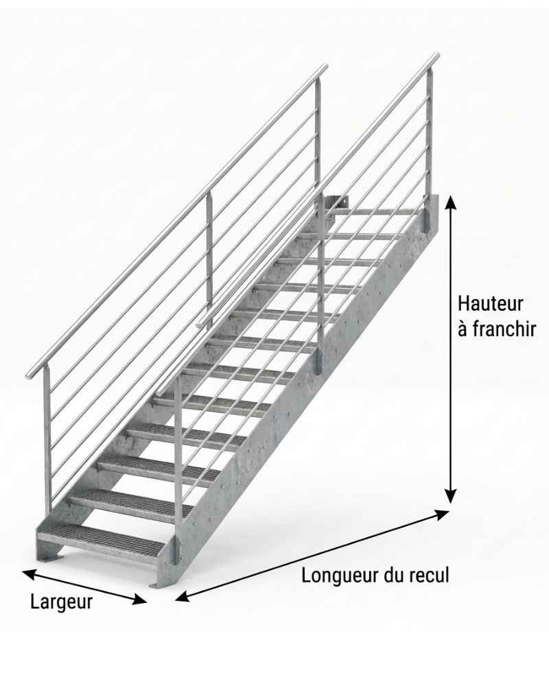 Investisseurs et professionnels : sécurisez vos accès extérieurs avec un escalier sur mesure